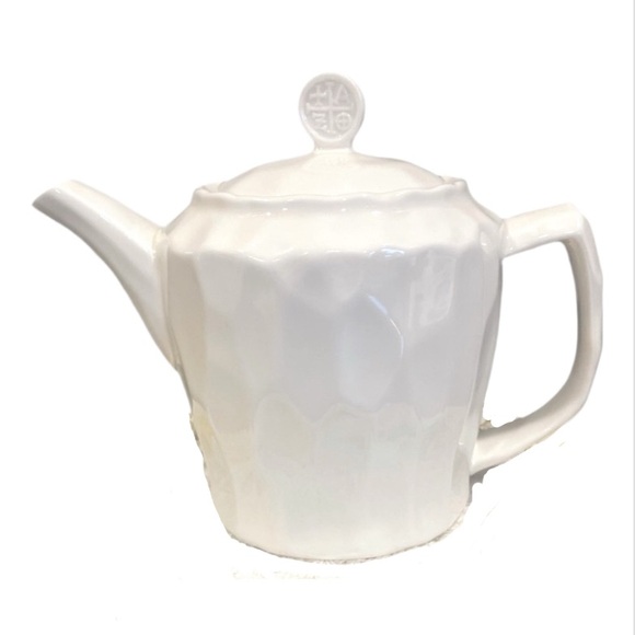 🥳BOGO! EUC Tazo (Starbucks) Teapot w Lid. White. No chips, cracks, crazing. - Picture 1 of 7